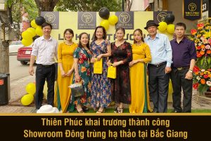 Lễ khai trương showroom đông trùng hạ thảo Thiên Phúc tại Bắc Giang thành công tốt đẹp