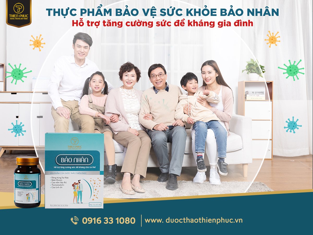 Bảo Nhân tăng cường đề kháng