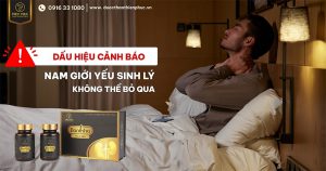 Suy giảm sinh lý nam: 5 dấu hiệu rõ ràng nhất