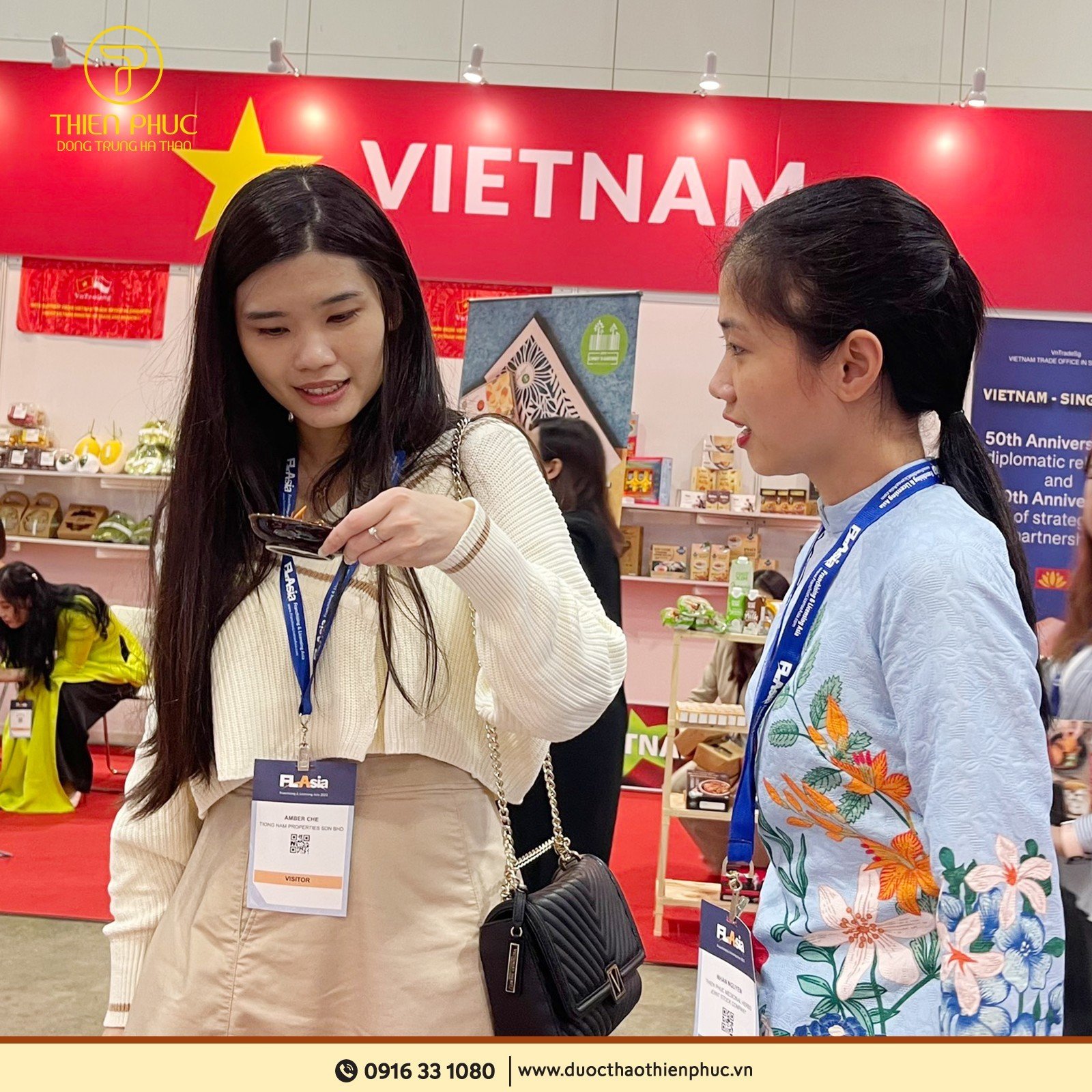 Dược thảo Thiên Phúc tham dự Hội chợ Franchising & Licensing Asia (FLA Asia) và Triển lãm VietnamWeek 2023