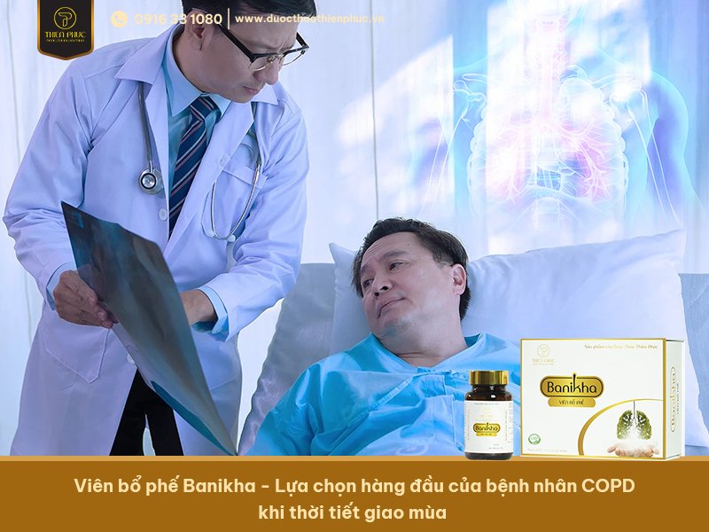 Điều trị COPD khi giao mùa 