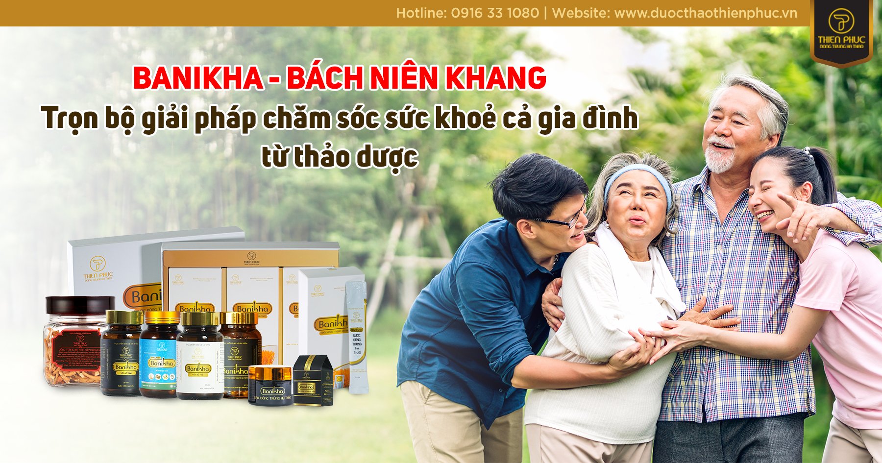 Banikha - Trọn bộ giải pháp chăm sóc sức khoẻ từ thảo dược