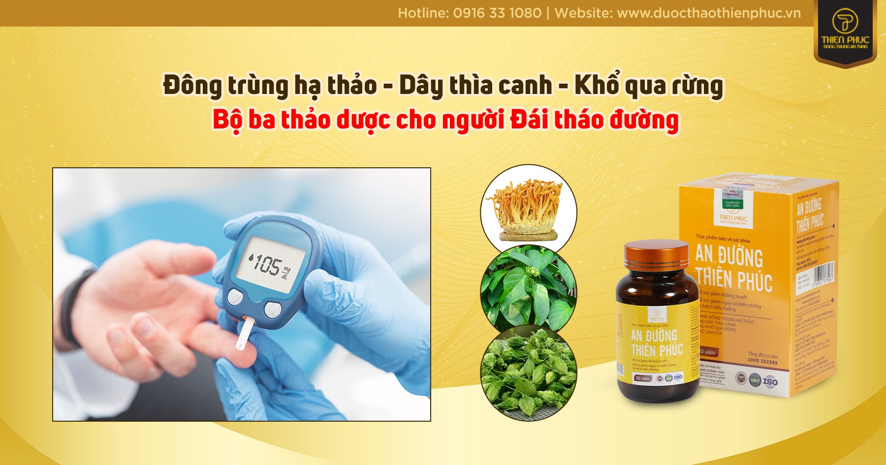 Khám phá bộ ba thảo dược giúp hỗ trợ cải thiện bệnh lý đái tháo đường