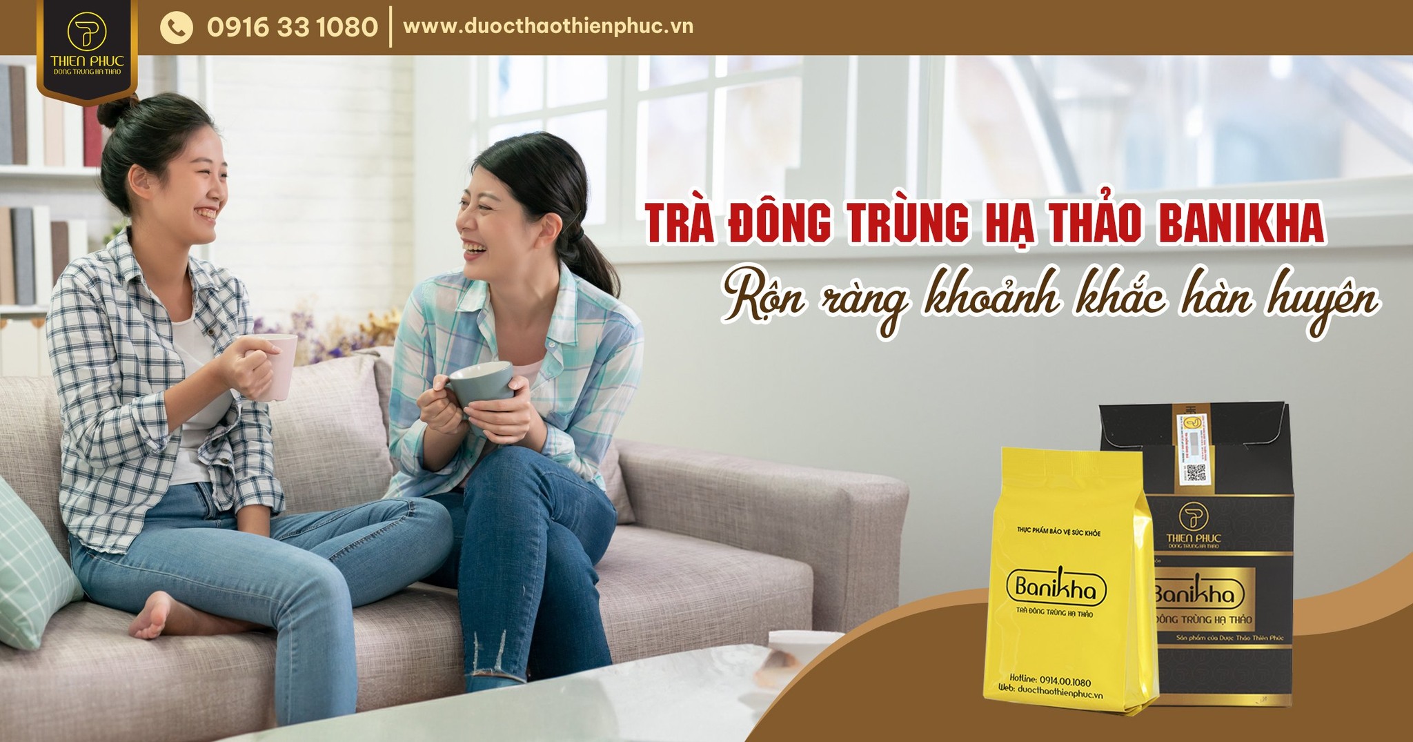 Trà đông trùng hạ thảo Banikha