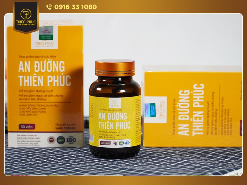 An đường Thiên Phúc - hỗ trợ giảm nguy cơ biến chứng do bệnh tiểu đường